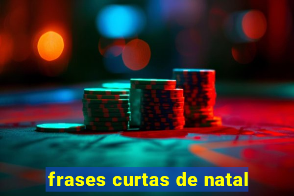 frases curtas de natal